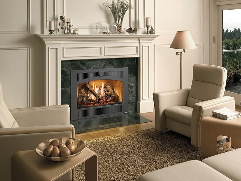 FPX 564 TRV 25K Deluxe - Wilmington surround, oak logs
