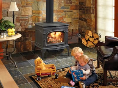 Lopi Rockport lifestyle setting