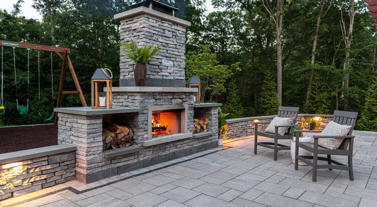 Custom Stone Built-in